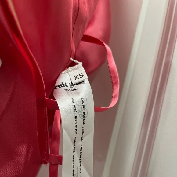 NWOT Cult Gaia Rosa Top Rosado Pink XS